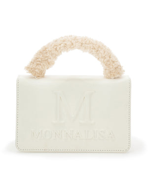 
  
    Monnalisa
  
 Girls White Fur Handle Purse