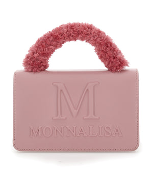 
  
    Monnalisa
  
 Girls Pink Fur Handle Purse