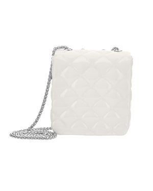 
  
    Monnalisa
  
 Girls White Diamanté Jelly Bag