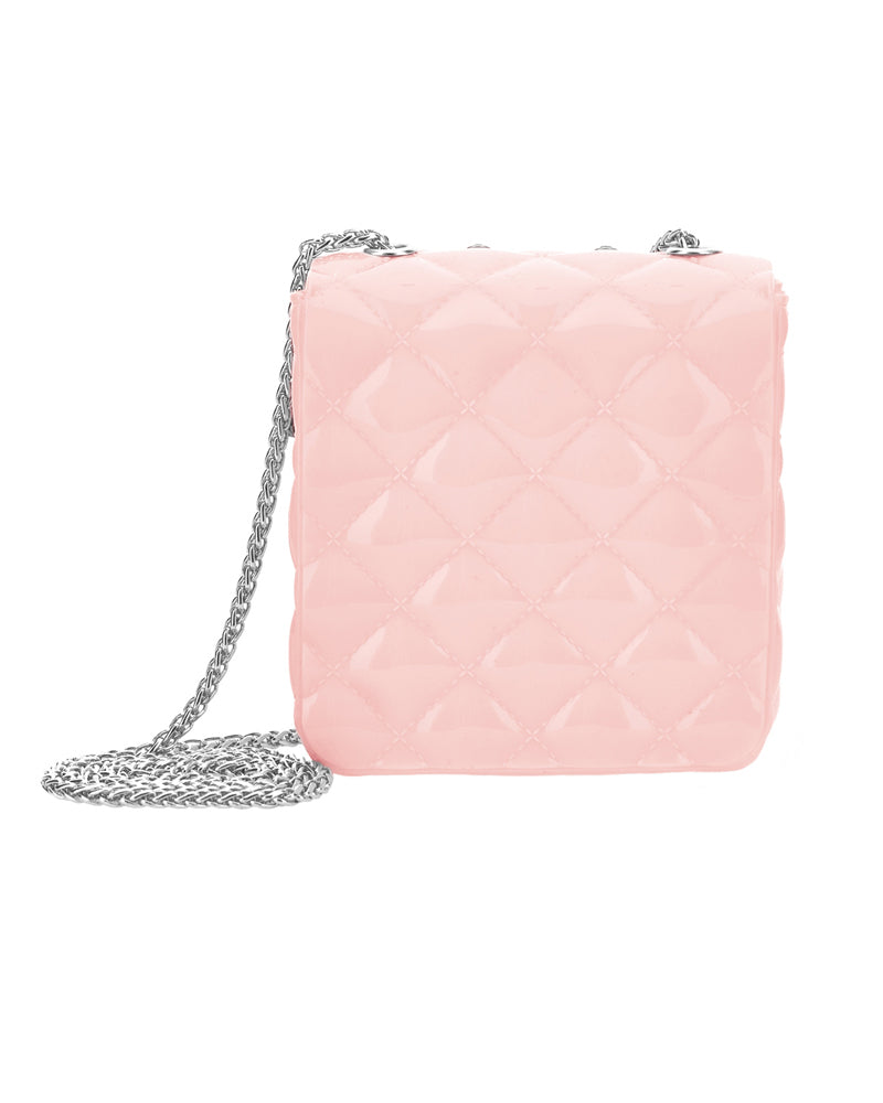 Girls Pink Diamanté Jelly Bag