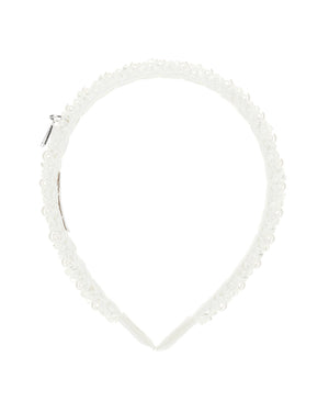 
  
    Monnalisa
  
 Girls White Beaded Headband