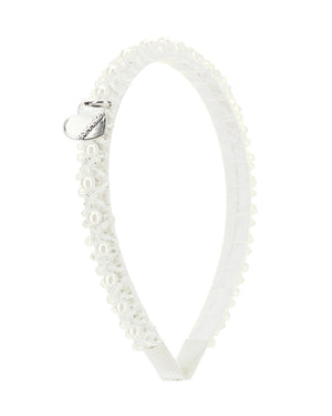 
  
    Monnalisa
  
 Girls White Beaded Headband