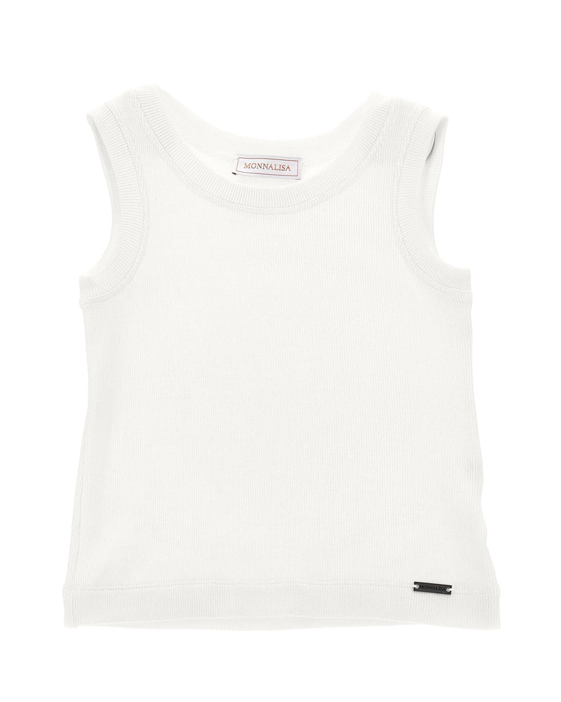 Girls Ivory Tank Top