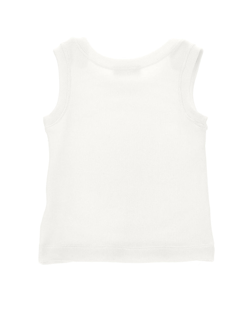 Girls Ivory Tank Top