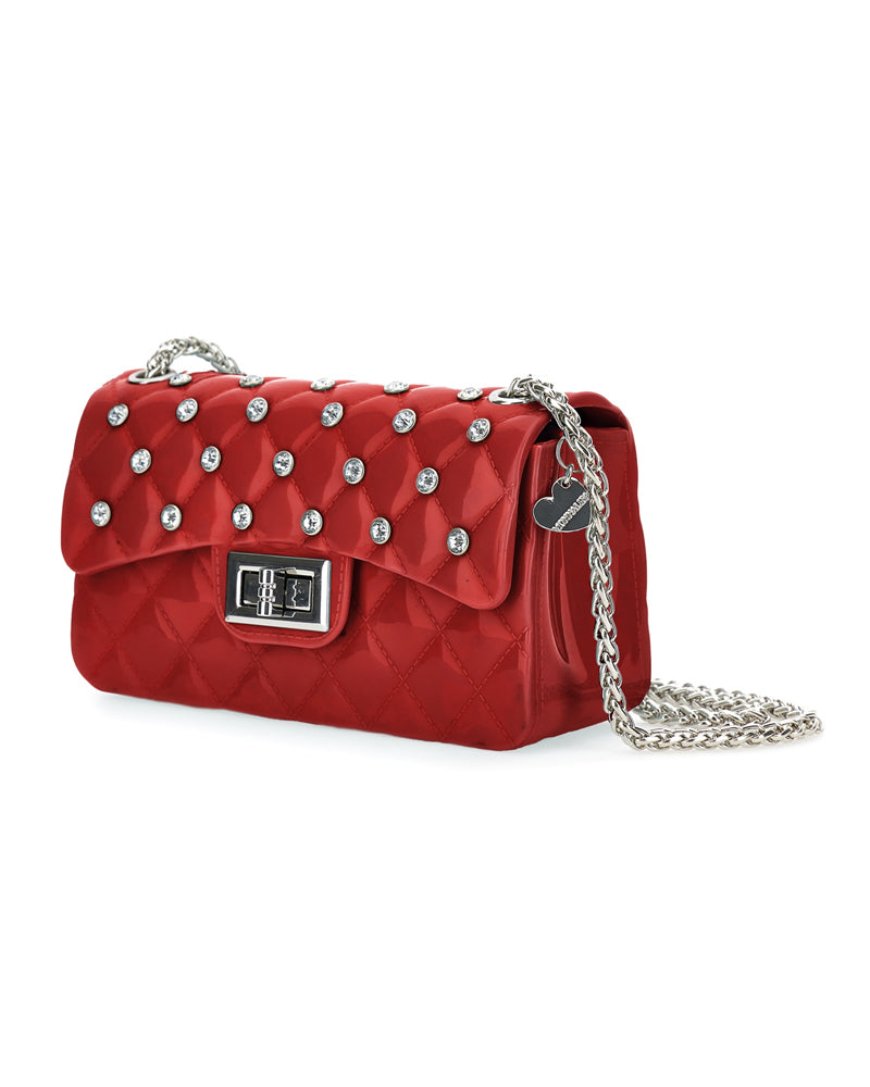 Girls Red Crystal Bag