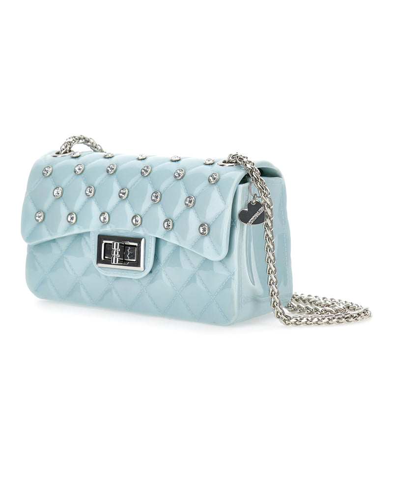 Girls Blue Crystal Bag