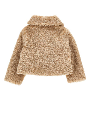 
  
    Monnalisa
  
 Girls Beige Teddy Coat
