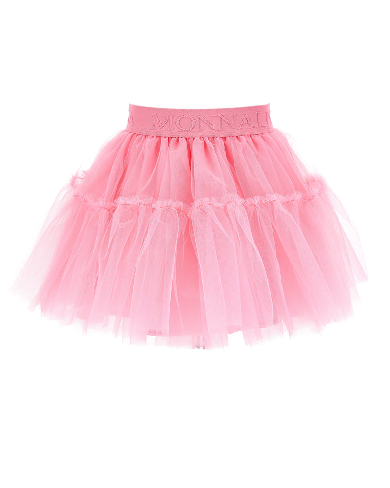Girls Pink Tulle Skirt