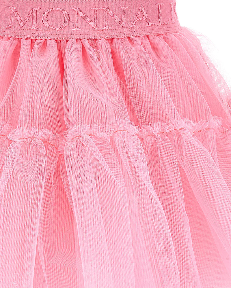 Girls Pink Tulle Skirt