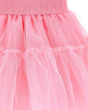 
  
    Monnalisa
  
 Girls Pink Tulle Skirt