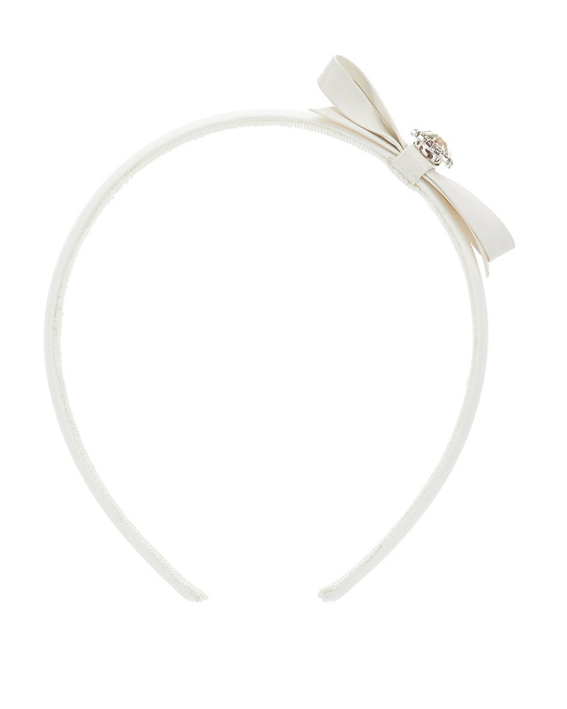 
  
    Monnalisa
  
 Girls White Bow Headband