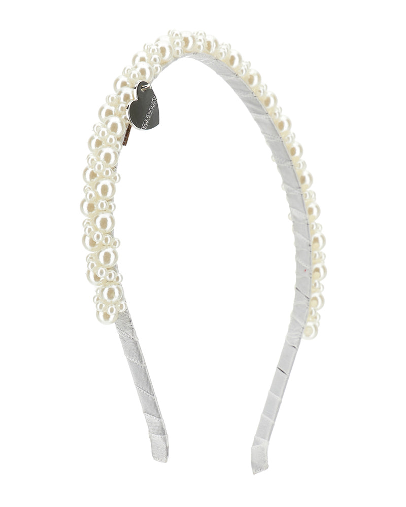 
  
    Monnalisa
  
 Girls White Pearl Headband