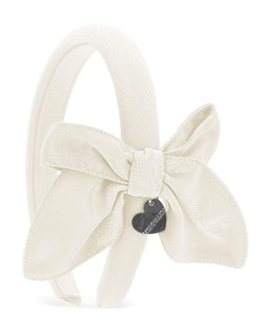 
  
    Monnalisa
  
 Beige Satin Bow Headband