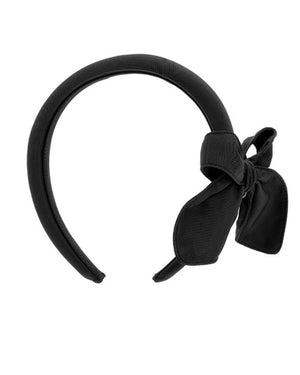 
  
    Monnalisa
  
 Black Satin Bow Headband