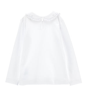 
  
    Monnalisa
  
 Girls White Jersey Blouse