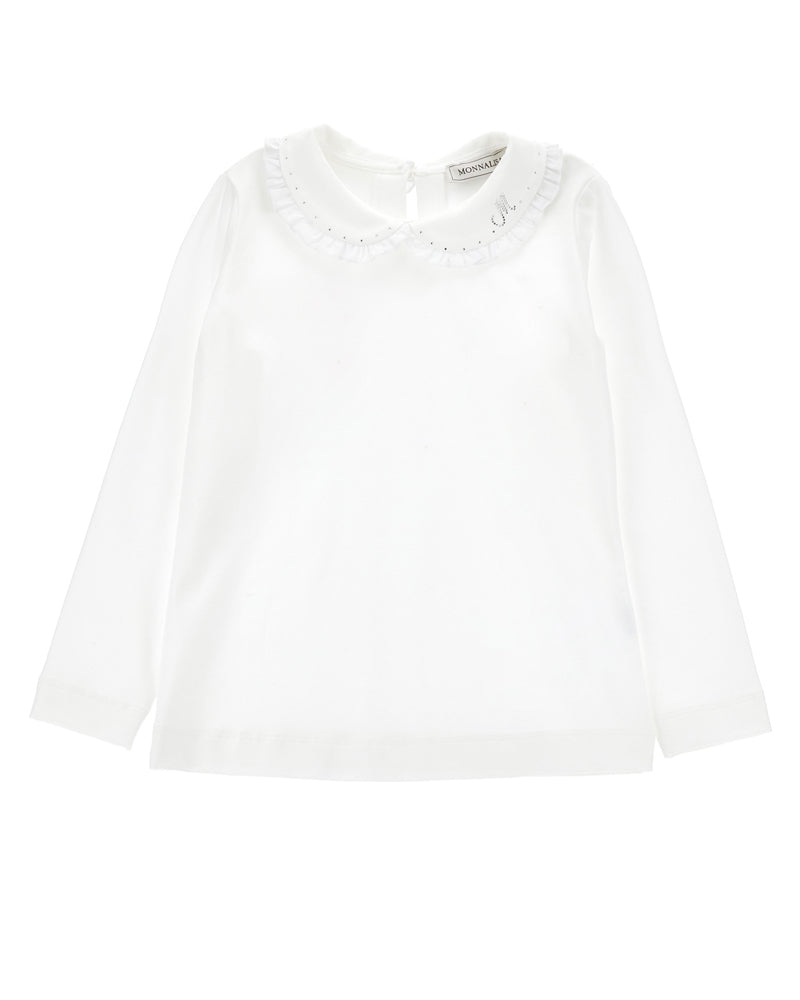 Girls White Blouse Top