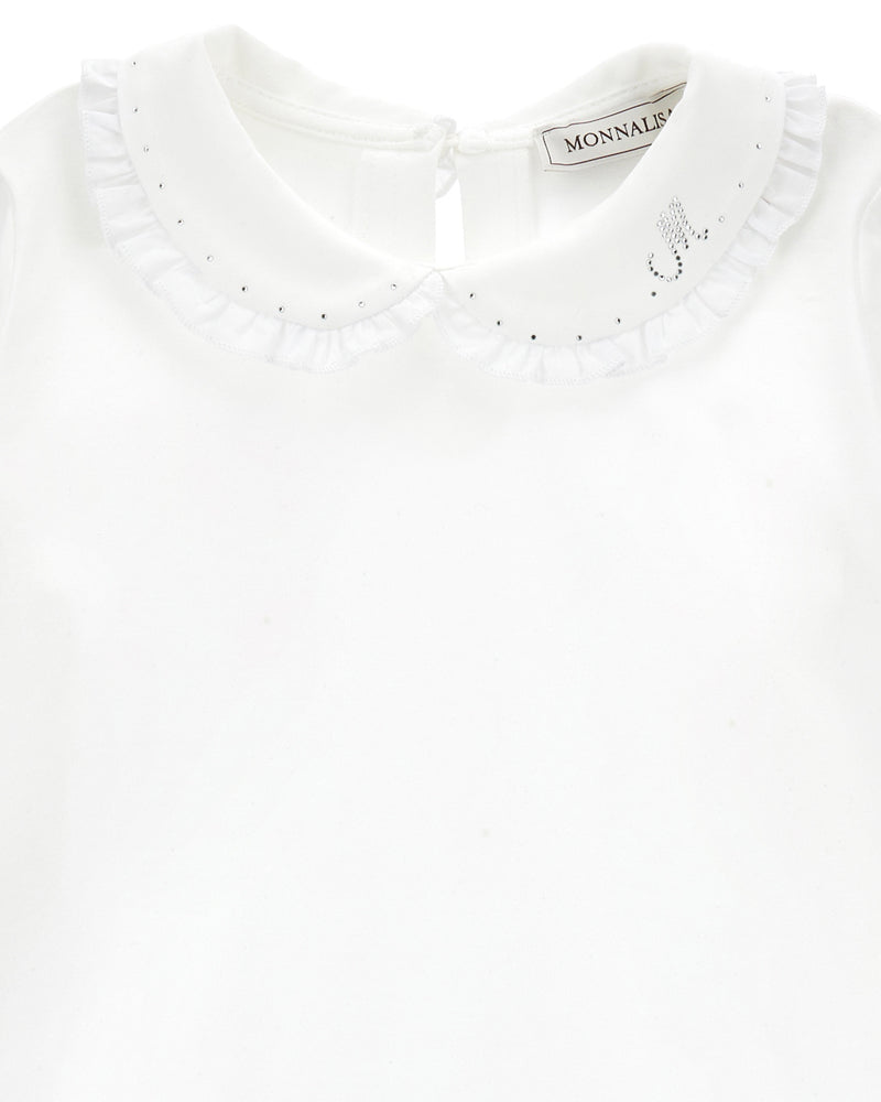 Girls White Blouse Top