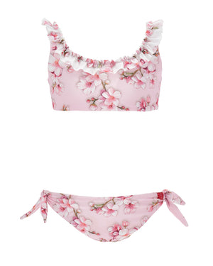 
  
    Monnalisa
  
 Girls Pink Floral Bikini