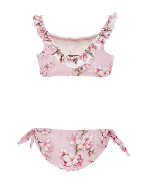 
  
    Monnalisa
  
 Girls Pink Floral Bikini