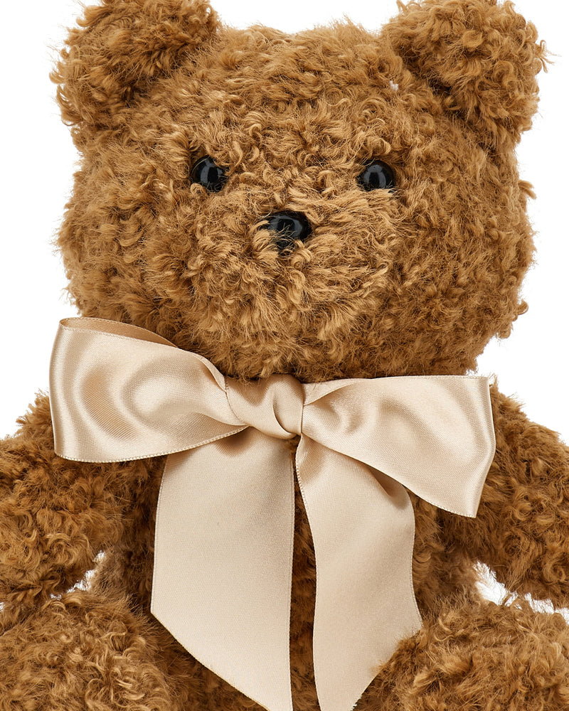 Girls Beige Teddy Bear Bag