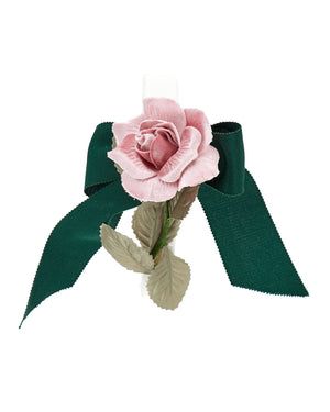 
  
    Monnalisa
  
 Girls Pink Velvet Rose Headband