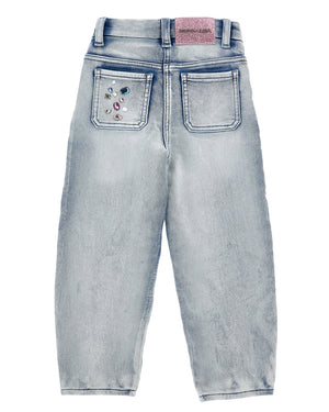 
  
    Monnalisa
  
 Girls Blue Jewel Denim