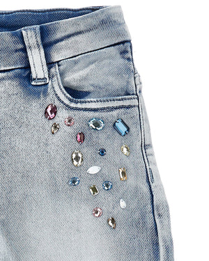
  
    Monnalisa
  
 Girls Blue Jewel Denim