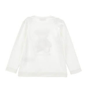 
  
    Monnalisa
  
 Girls White Crystal Teddy Top