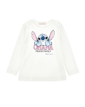 
  
    Monnalisa
  
 Girls White Lilo & Stitch Top