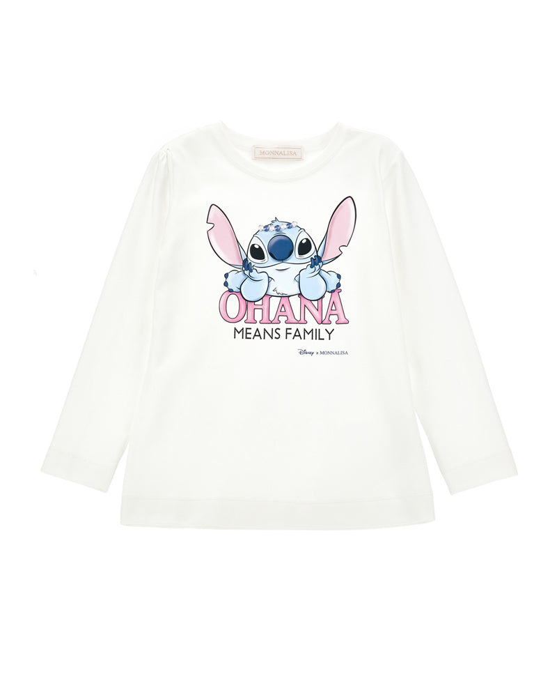Monnalisa Kids Girls White Lilo Stitch Top