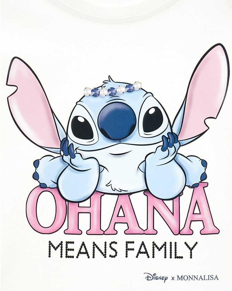 Girls White Lilo &amp; Stitch Top