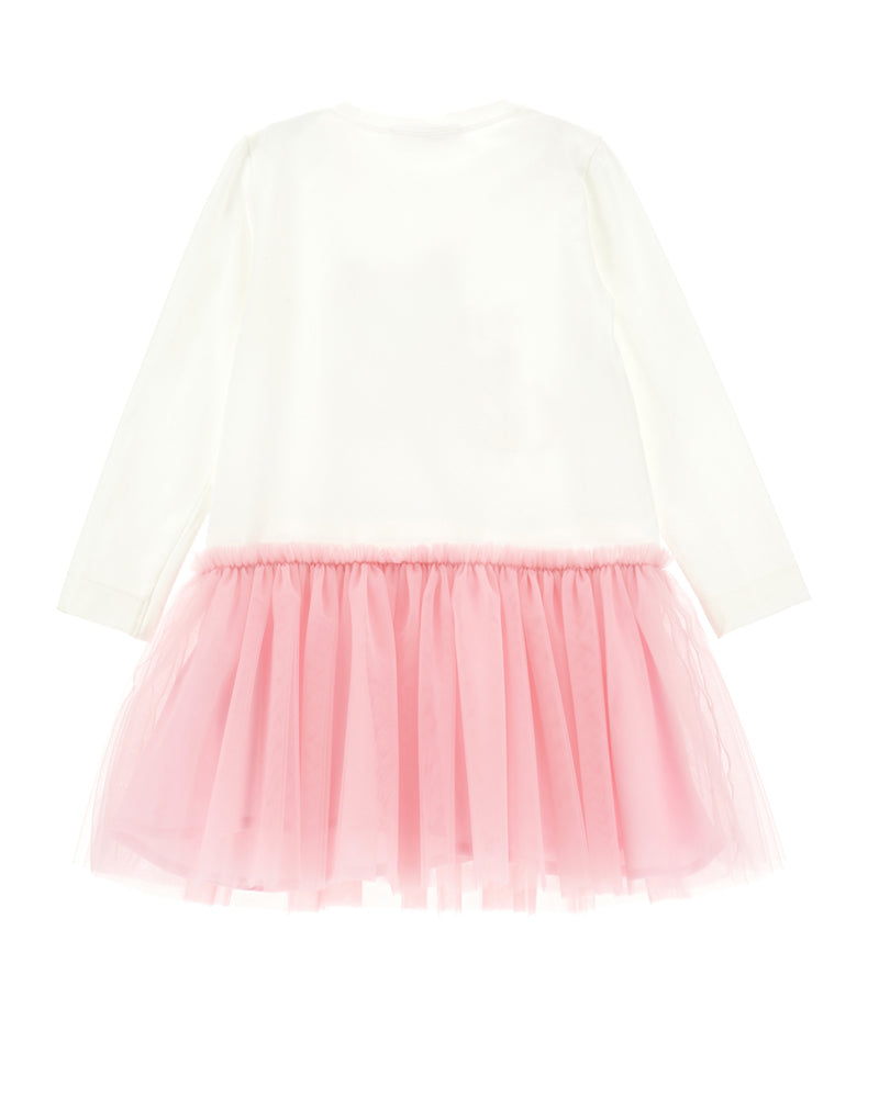 Girls White/Pink Lilo &amp; Stitch Dress