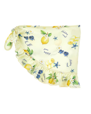 
  
    Monnalisa
  
 Girls White Lemon Print Sarong