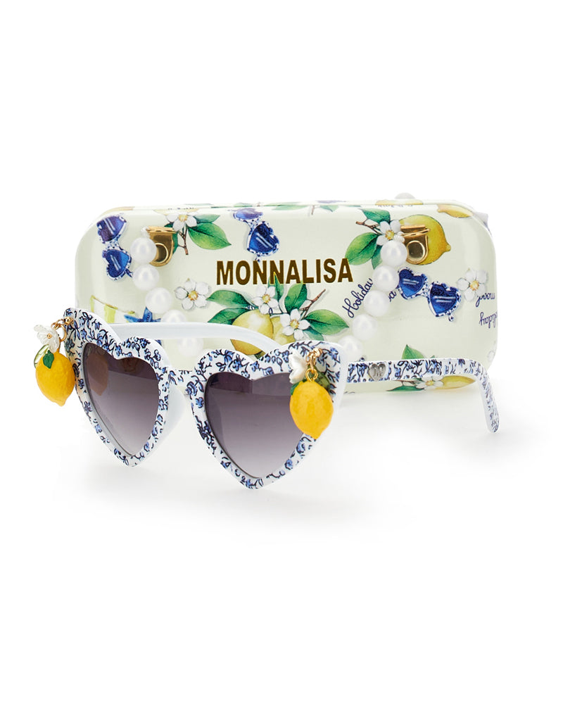 
  
    Monnalisa
  
 Girls Blue Lemon Sunglasses