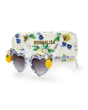 
  
    Monnalisa
  
 Girls Blue Lemon Sunglasses