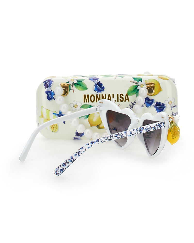 
  
    Monnalisa
  
 Girls Blue Lemon Sunglasses