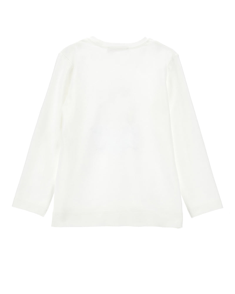 
  
    Monnalisa
  
 Girls Ivory Beige Sequin Teddy Bear Top