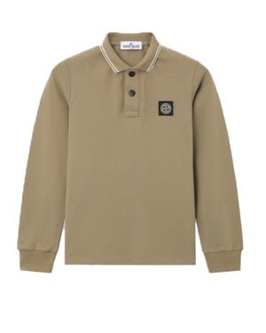
  
    Stone
  
    Island
  
    Junior
  
 Boys Green Long Sleeve Polo