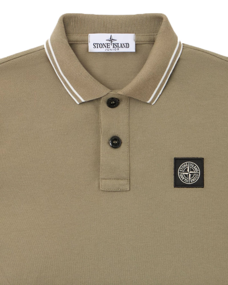 
  
    Stone
  
    Island
  
    Junior
  
 Boys Green Long Sleeve Polo