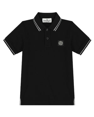 
  
    Stone
  
    Island
  
    Junior
  
 Boys Black Logo Polo
