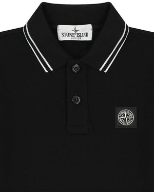 
  
    Stone
  
    Island
  
    Junior
  
 Boys Black Logo Polo