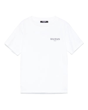 
  
    Balmain
  
 White Logo T-Shirt