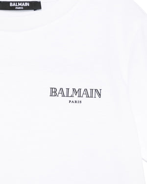 
  
    Balmain
  
 White Logo T-Shirt