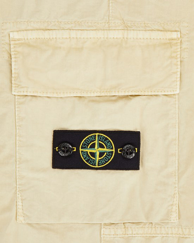 Boys Beige Cargo Pants