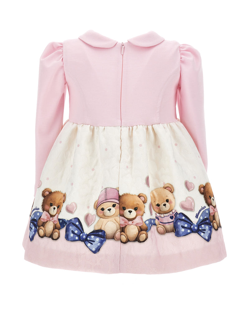 Baby Girls Pink Bear Dress