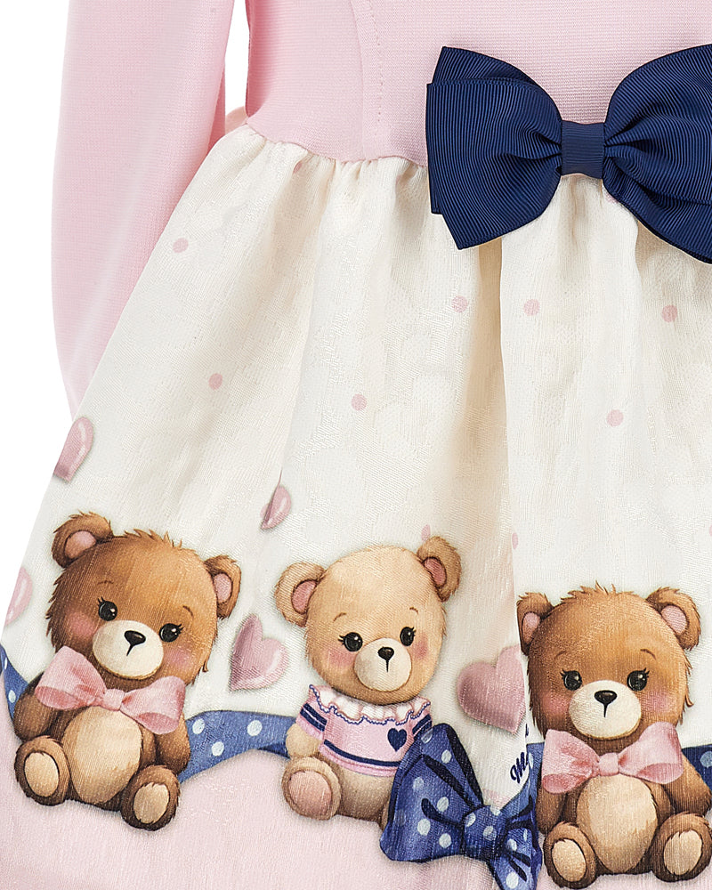 Baby Girls Pink Bear Dress