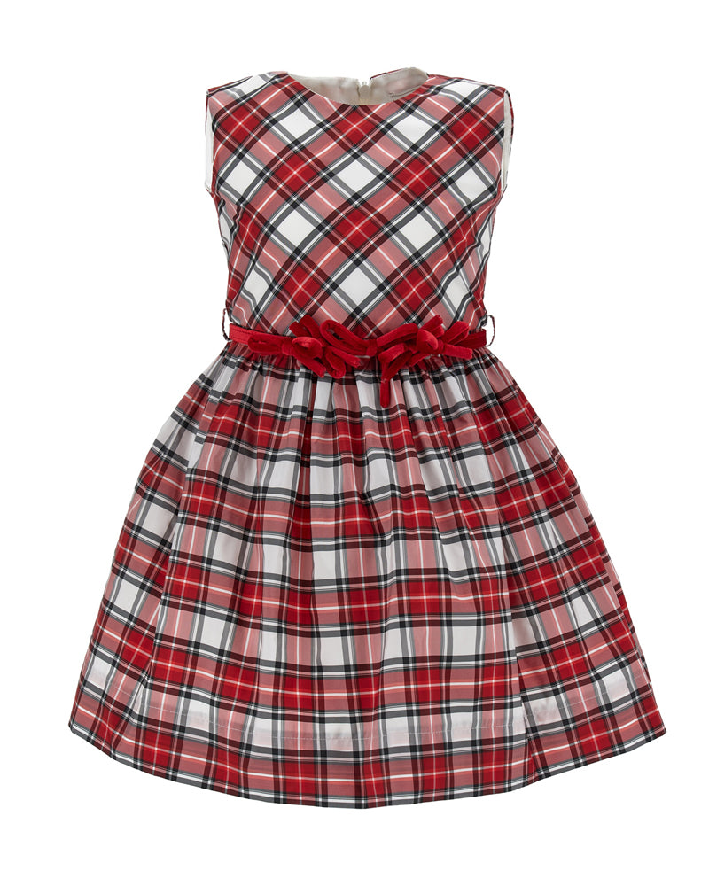 Baby Girls Red Plaid Dress