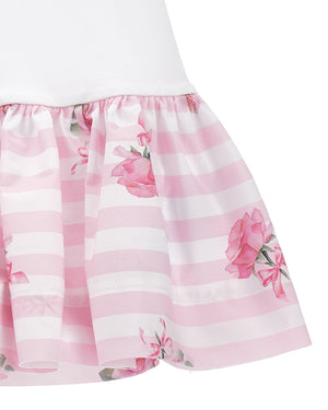 
  
    Monnalisa
  
 Baby Girls Pink/White Floral Dress