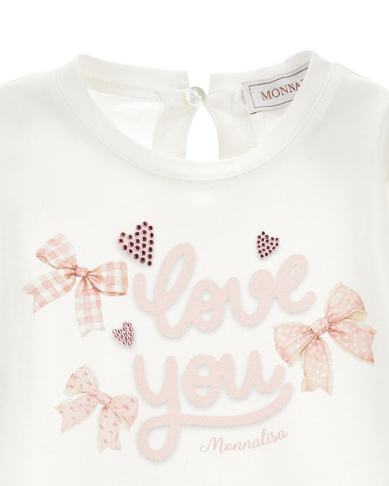 Baby Girls Bow Top &amp; Legging Set