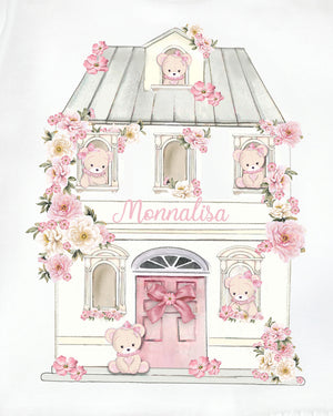 
  
    Monnalisa
  
 Baby Girls White Floral Legging set